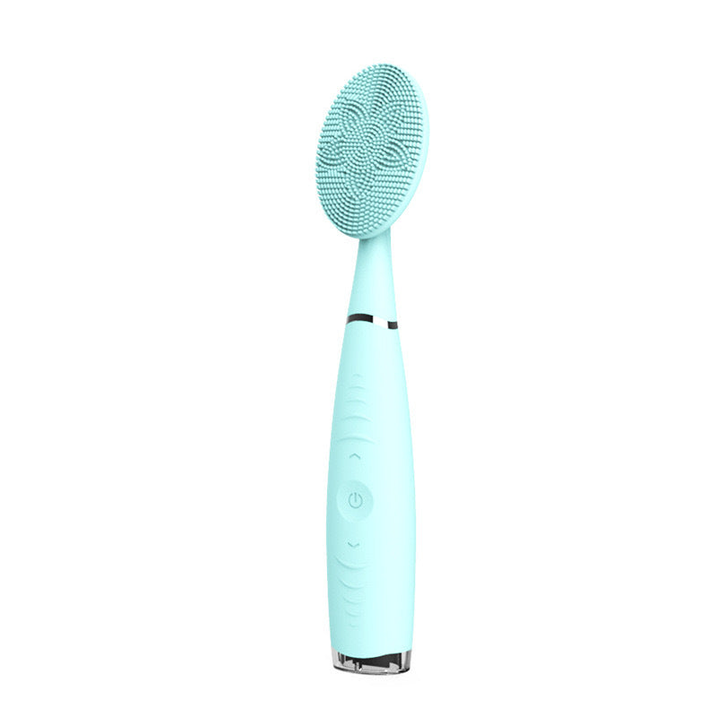 Face Washing Artifact Silicone Multi-function Electric Waterproof Rechargeable Face Washing Brush Handheld Cleansing Instrument For Little Sister